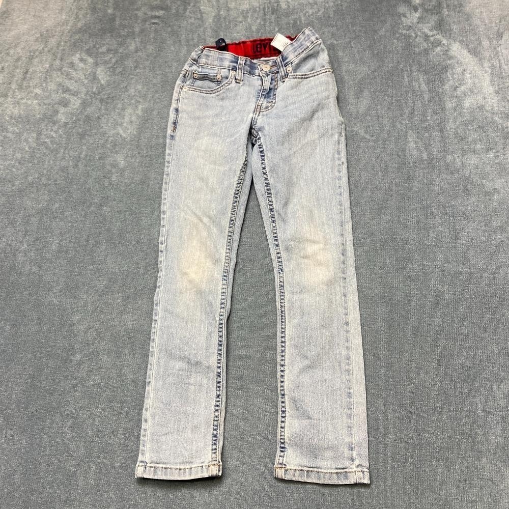 Levi's 511 Jeans Womens 8 Regular Blue Denim Cotton Stretch Medium Wash Skinny